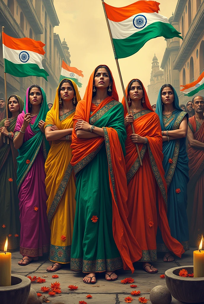 Are really Independent. indian Flag, wrap women raped, muslim hindu clash, celebrate