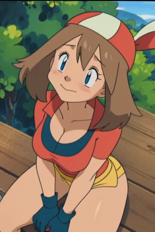 Big chest, chest, Tongue out, whole body,Thighs,accurate, Light blush, Large Breasts, sitting,Looking up,Lick,valley,Born as is,licking,bunny girl,ウサギの耳, ボディスーツ,バナナを舐める