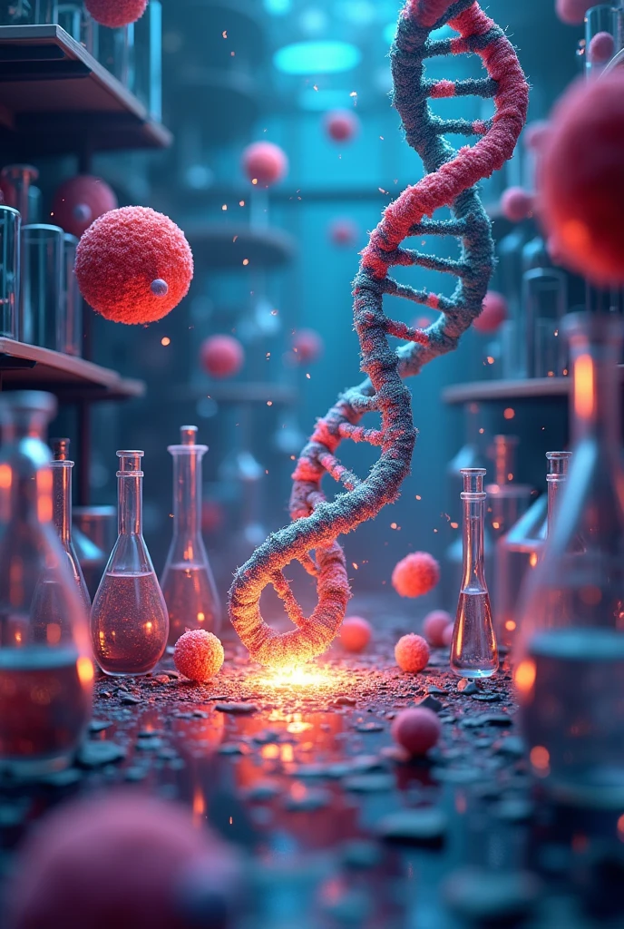 Can you create an image that represents biochemistry in its full glory? 
