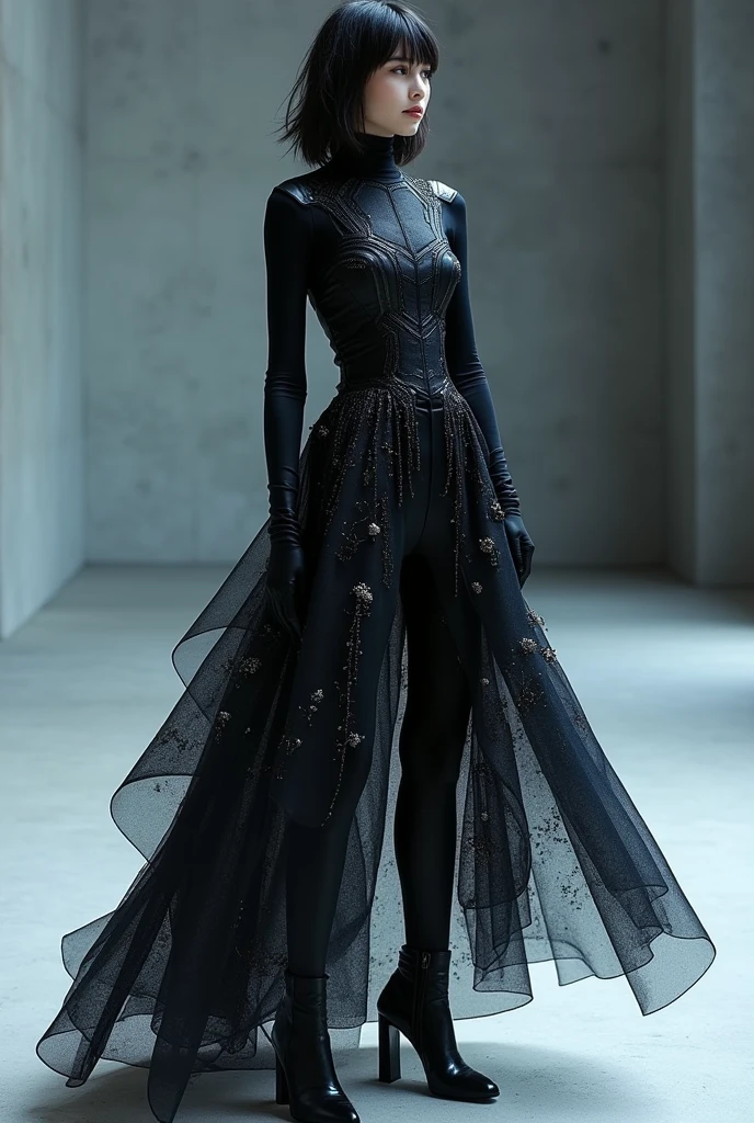 Black ice spice with a mini culottes skirt