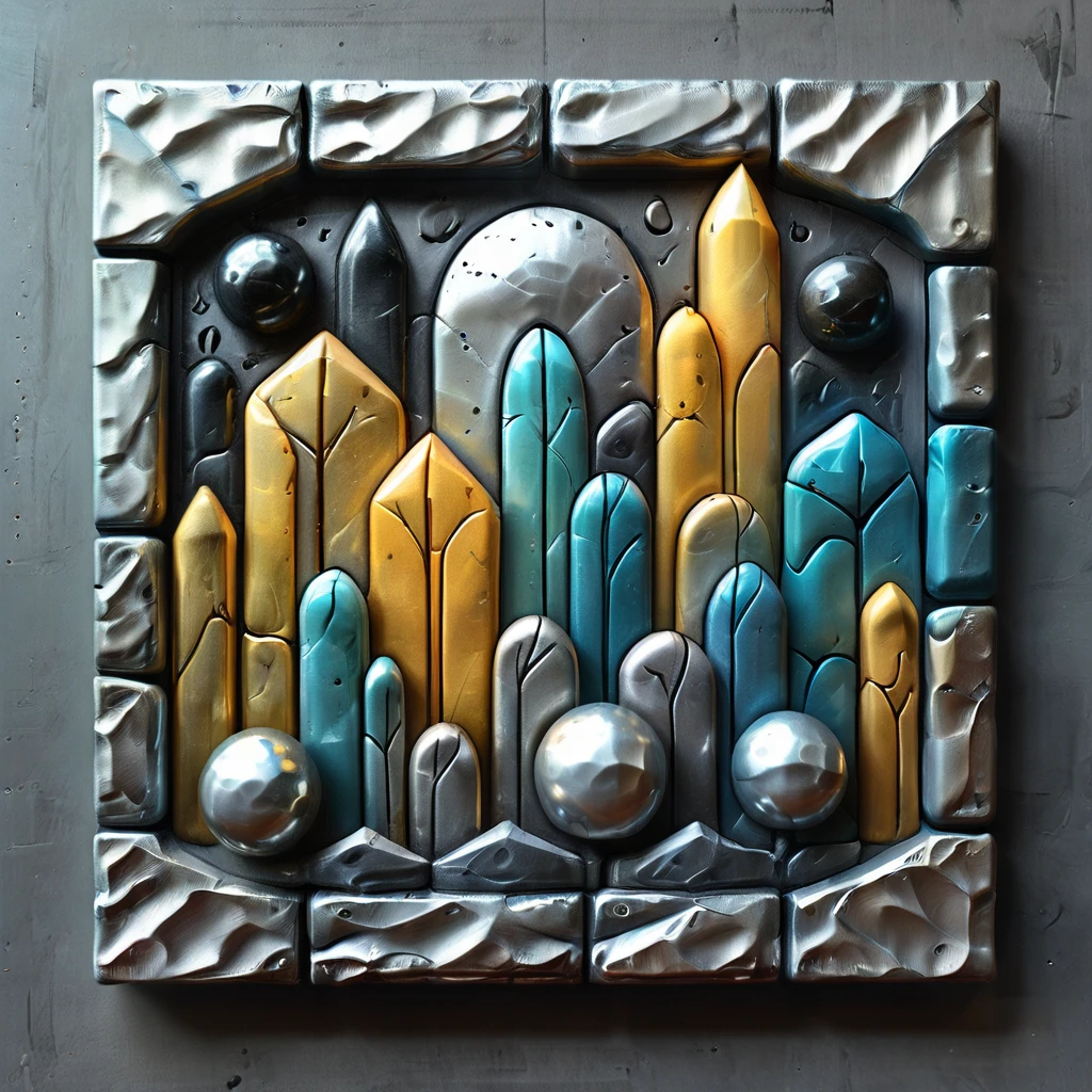 building、camp、symbol、Three-dimensional、Crystal effect、Shine、Shine、gold、Silver