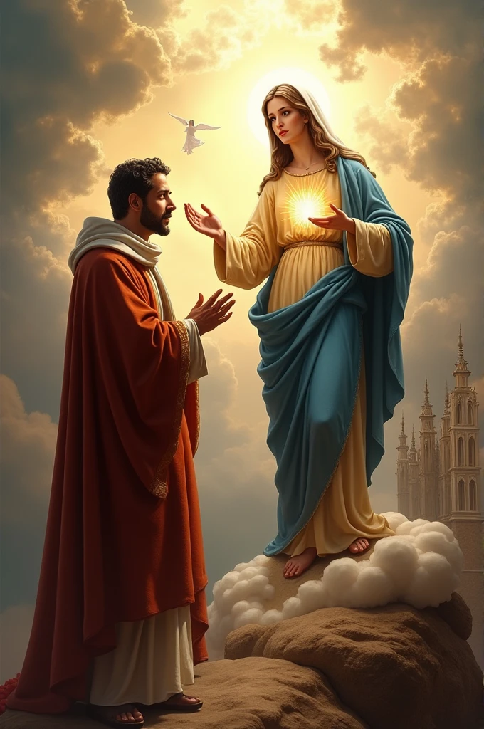 I want an image of Don Bosco and Mary Help of Christians
