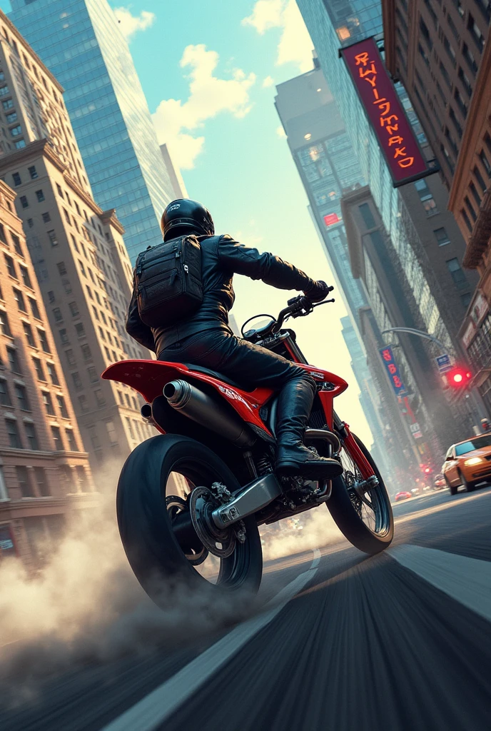 Dirtbike in the city
