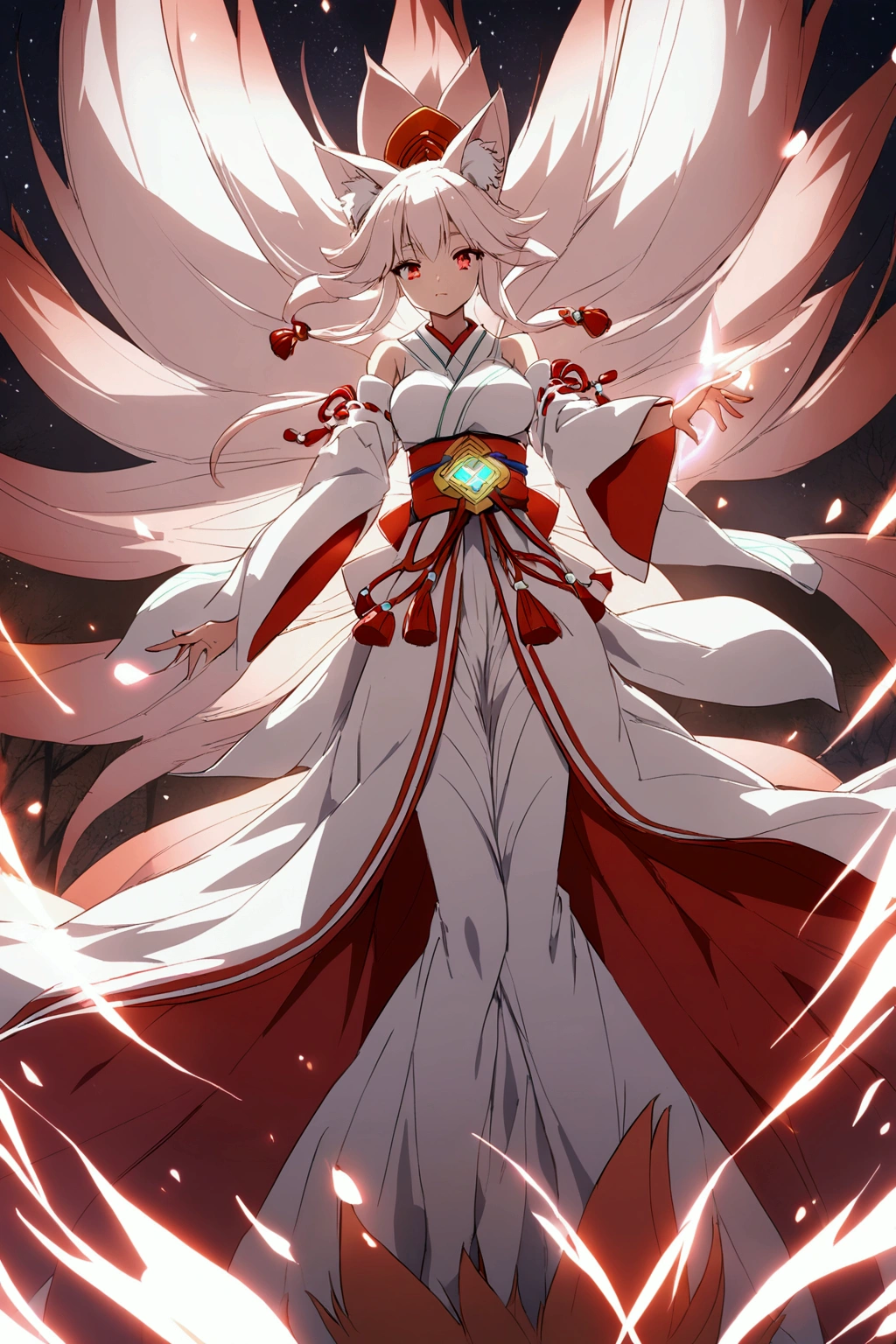 torii Shrine maiden Nine-Tailed Fox