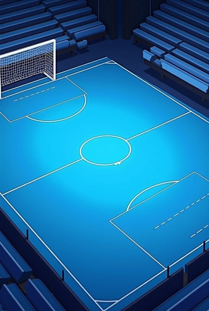 MAKE ME AN INTERESTING FUTSAL BACKGROUND, BERWARNA PADUAN BIRU, BLACK AND WHITE
