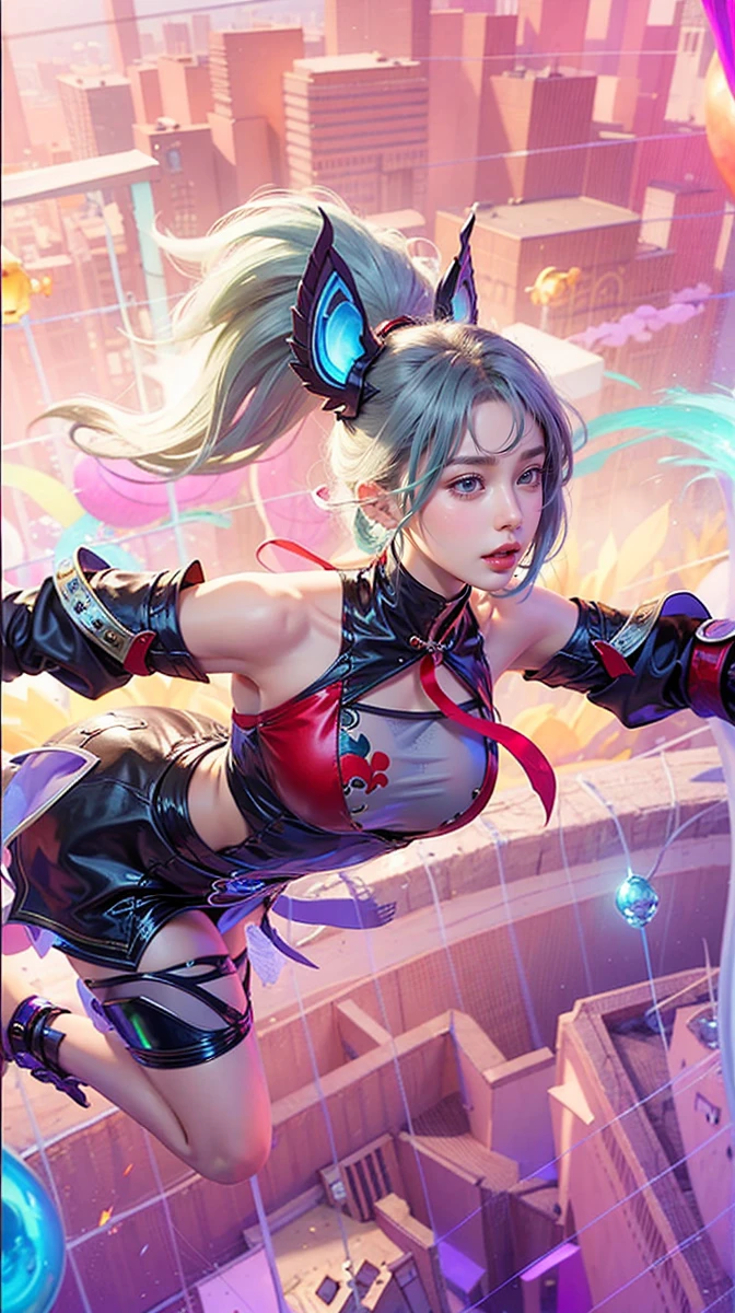 a close up of a girl(vexana) , green hair , big booobs ,  shadowbringers cinematic, 4 k detail fantasy, a beautiful fantasy empress, game cg, xianxia fantasy, xianxia hero, 2. 5 d cgi anime fantasy artwork, cinematic goddess close shot, ruan jia and artgerm, wow 4 k detail fantasy, hyperdetailed fantasy character