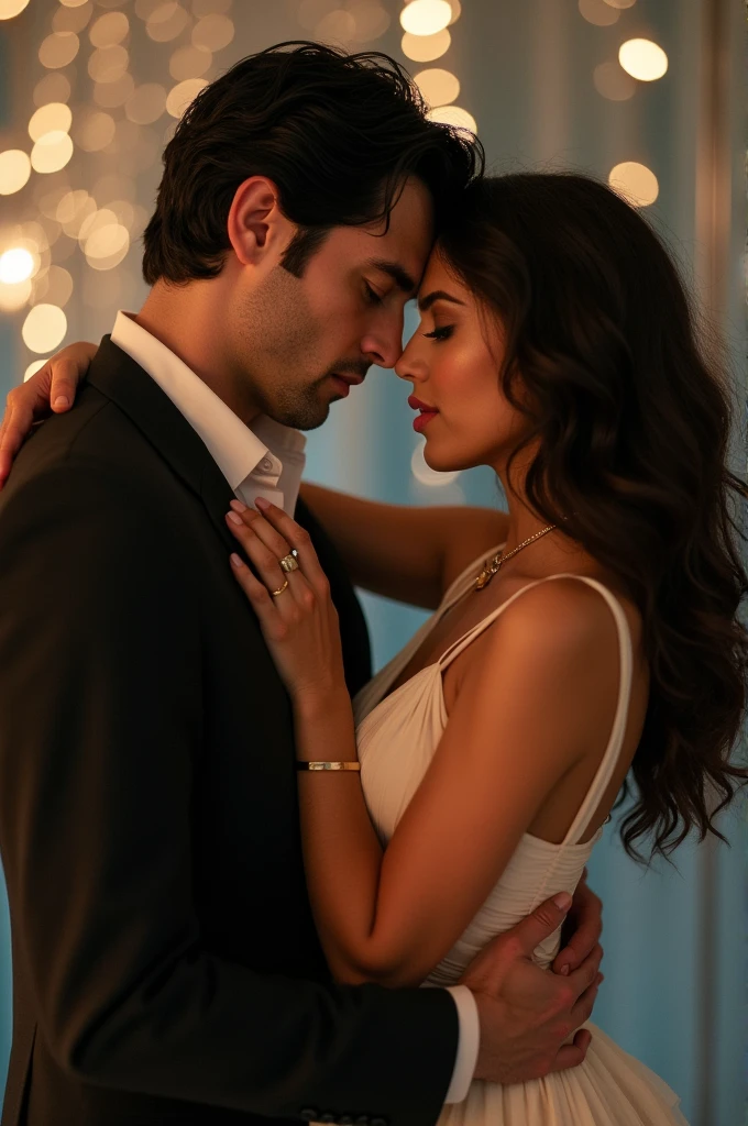 Cillian Murphy and Demi Rose, the model, are seen embracing.