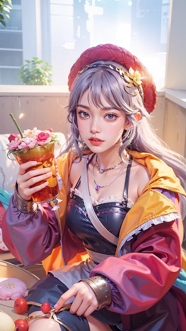 a close up of a girl(vexana) , green hair , big booobs , shadowbringers cinematic, 4 k detail fantasy, a beautiful fantasy empress, game cg, xianxia fantasy, xianxia hero, 2. 5 d cgi anime fantasy artwork, cinematic goddess close shot, ruan jia and artgerm, wow 4 k detail fantasy, hyperdetailed fantasy character