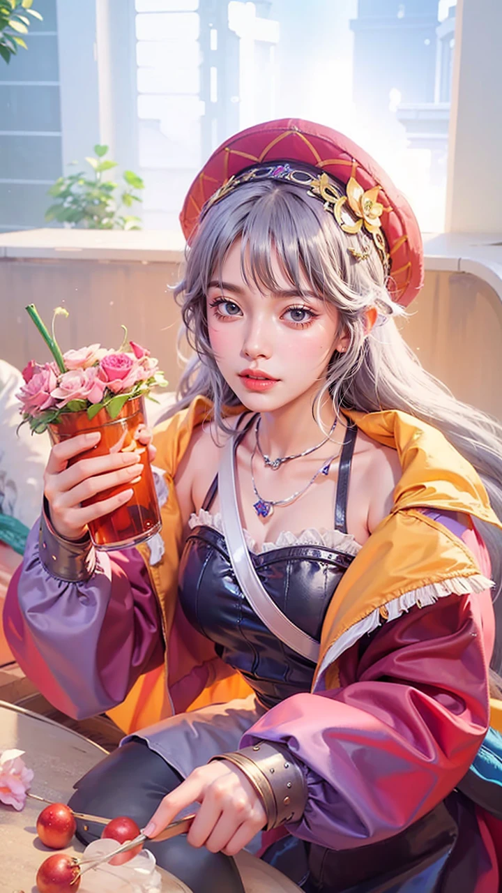 a close up of a girl(vexana) , green hair , big booobs ,  shadowbringers cinematic, 4 k detail fantasy, a beautiful fantasy empress, game cg, xianxia fantasy, xianxia hero, 2. 5 d cgi anime fantasy artwork, cinematic goddess close shot, ruan jia and artgerm, wow 4 k detail fantasy, hyperdetailed fantasy character