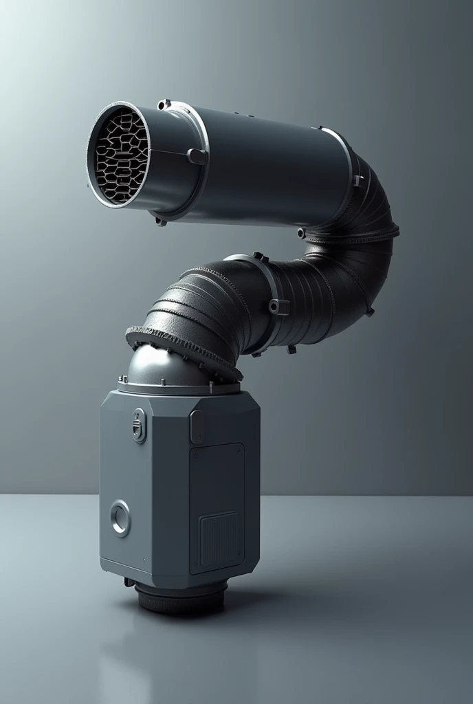 A air purifier small enough to fit in the exhaust for the combustion of the cars, and name it's parts