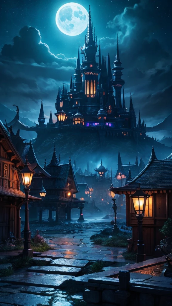 Fantasy World Night view