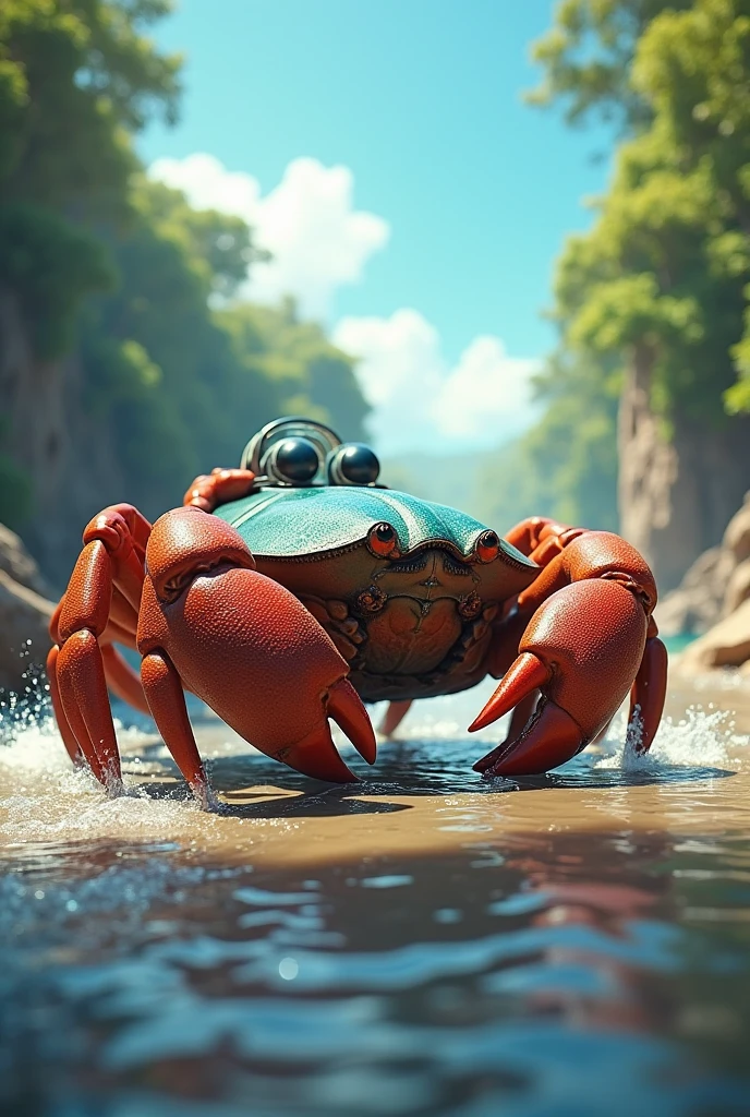 What car would a crab have if he had one?