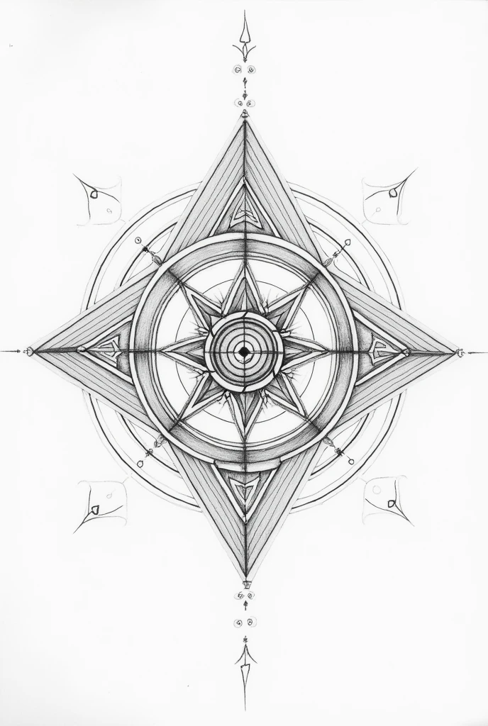 Outline drawing of ashikchakra
