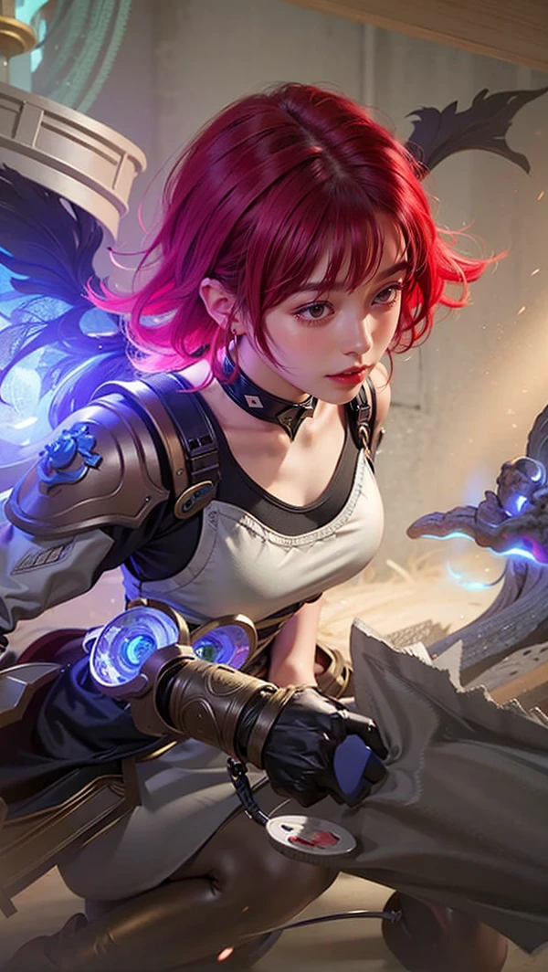 a close up of a girl(vexana) , green hair , big booobs , shadowbringers cinematic, 4 k detail fantasy, a beautiful fantasy empress, game cg, xianxia fantasy, xianxia hero, 2. 5 d cgi anime fantasy artwork, cinematic goddess close shot, ruan jia and artgerm, wow 4 k detail fantasy, hyperdetailed fantasy character