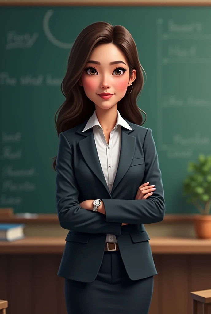 The teacher who teaches at SMPN 1 Waru

