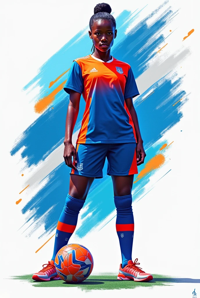Red Salle Sportswear, blue, white for soccer