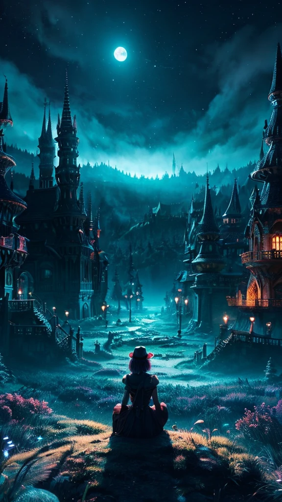 Fantasy World Night view