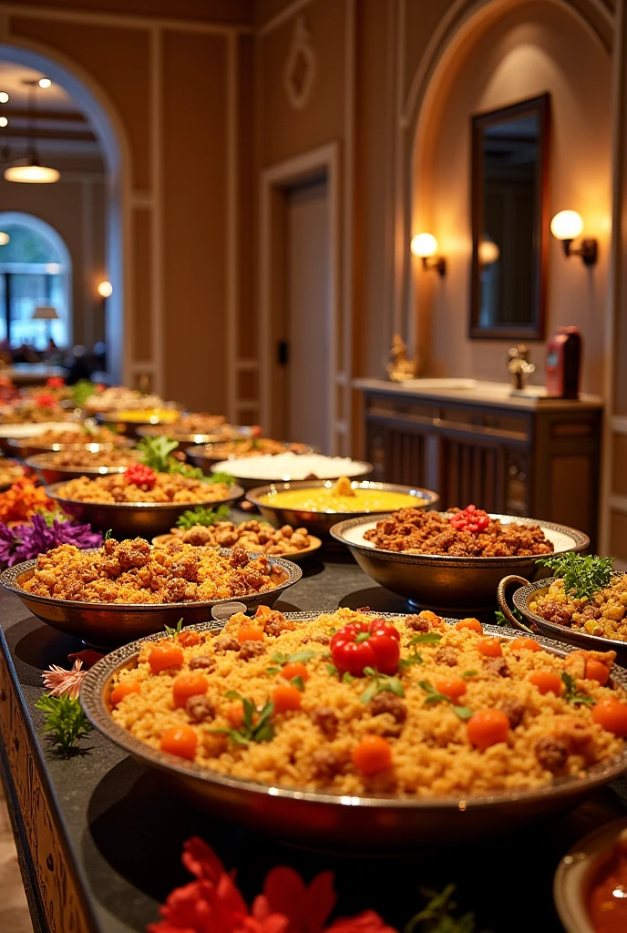 mashma hotel buffet
in punjabi style