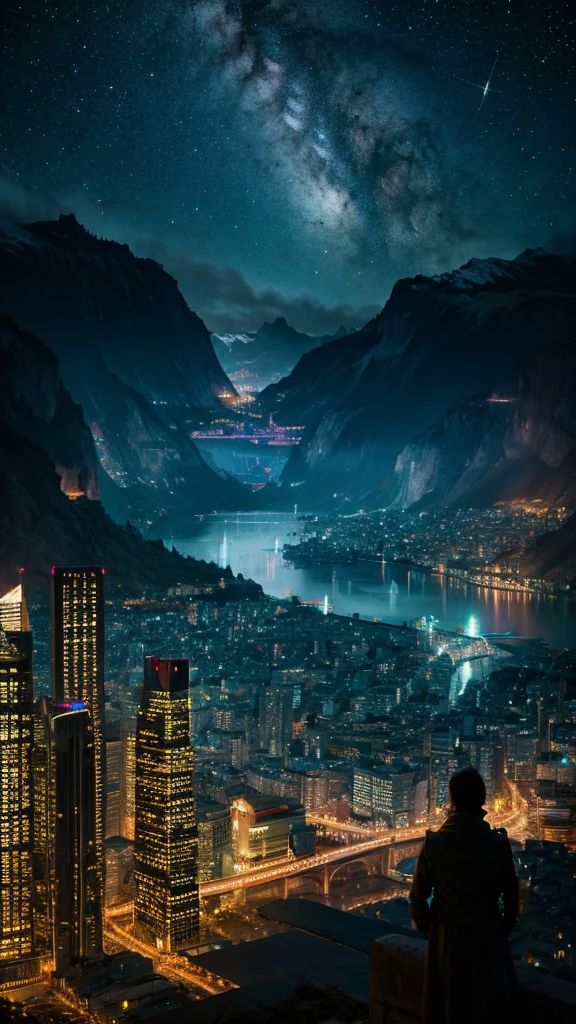 Fantasy World Night view