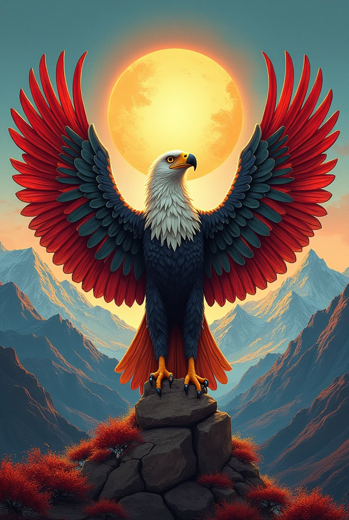 Drawing that represents the anthem of Chuquisaca in Bolivia
