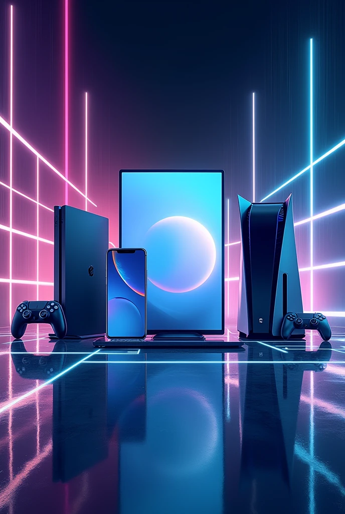Create a sales image for electronic products
