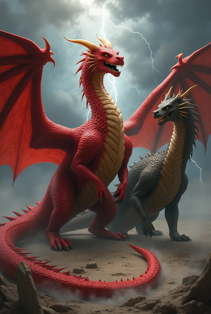 Caraxes, Meleys, Vermithor, House of the Dragon