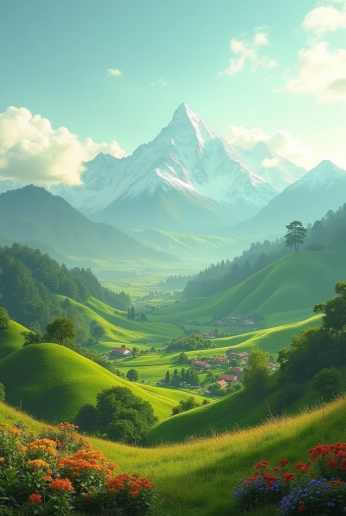 Colombian horizontal landscape aesthetic
