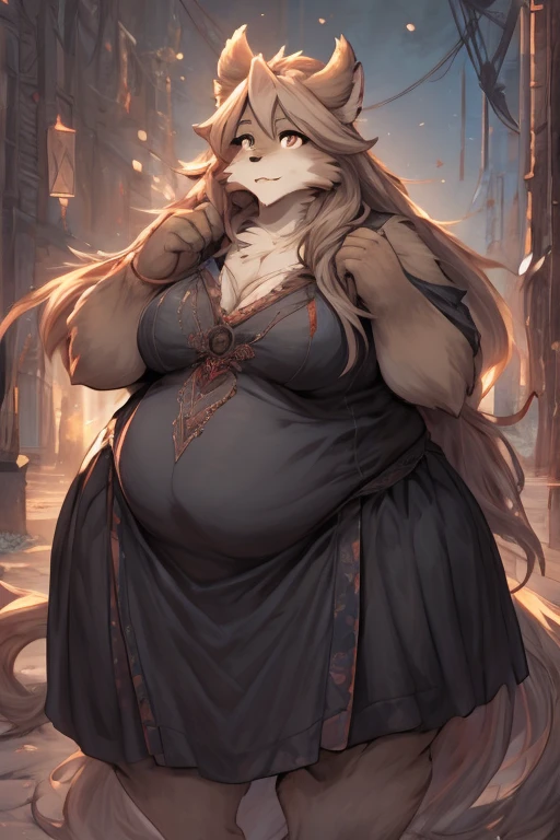 clothes Twokinds obese basitin black