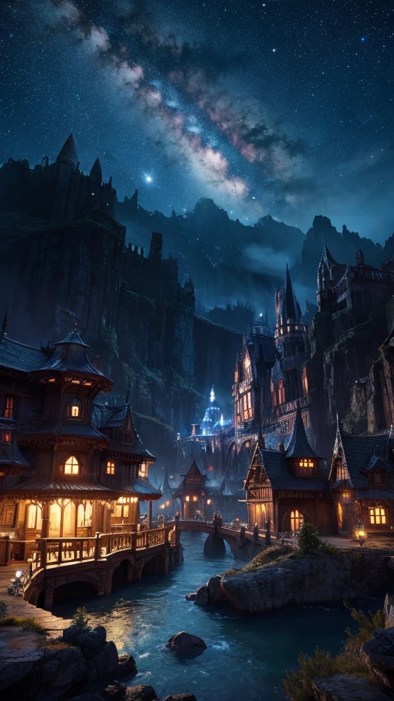 Fantasy World Night view star