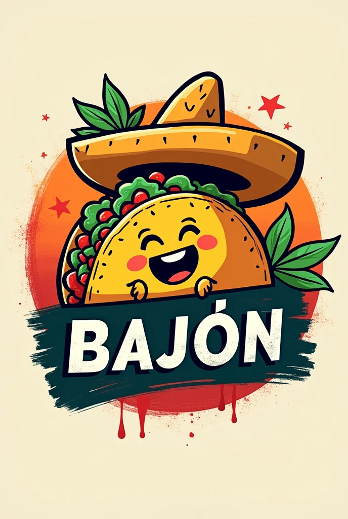 Taco shop logo called El Bajón