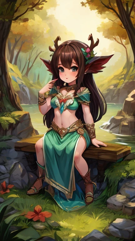 vulgarity island, dryad girls