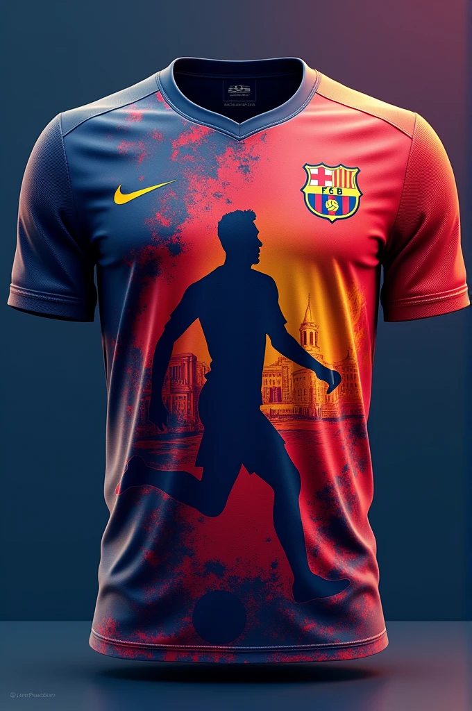 Design your own Barcelona FC fantasy football jersey 