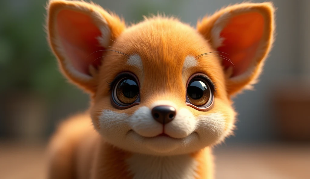 (Top Quality, Masterpiece, 8K)), Anatomically Accurate, Highly Detailed, High Definition, Cinematic Lighting, Realistic, ((Beautiful, Shining, Detailed Eyes)), Intricately Detailed, (( Dynamic composition)), cute animals, big heads, big eyes, small animals that don't exist in reality