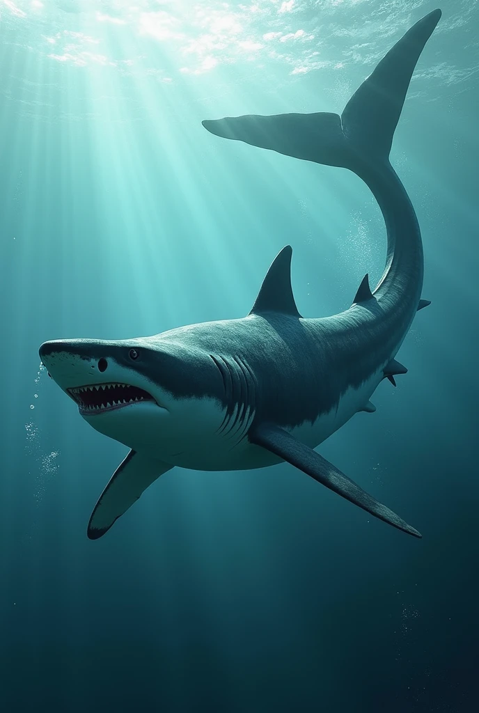 shark Large tail Large tail fin
