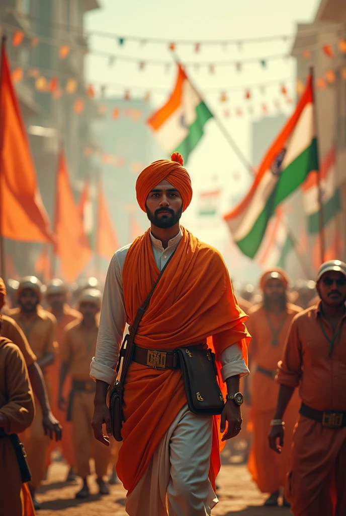 Bhagat Singh celebration of the independence day in india