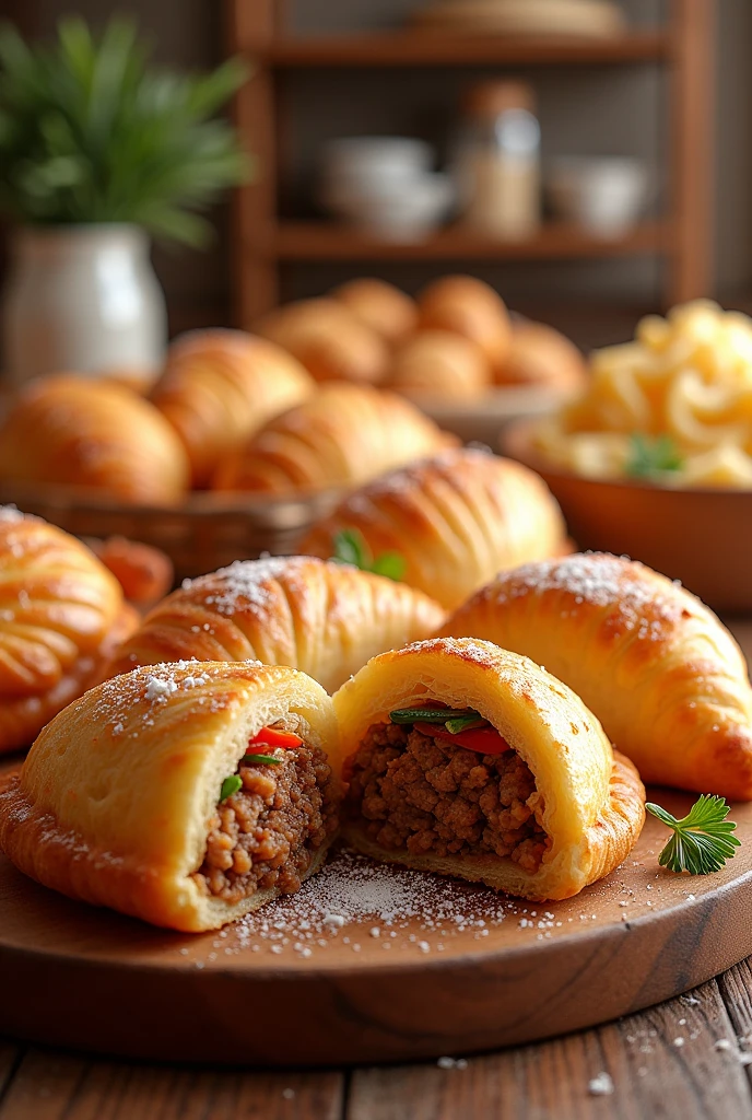 Empanadas and pastries advertising