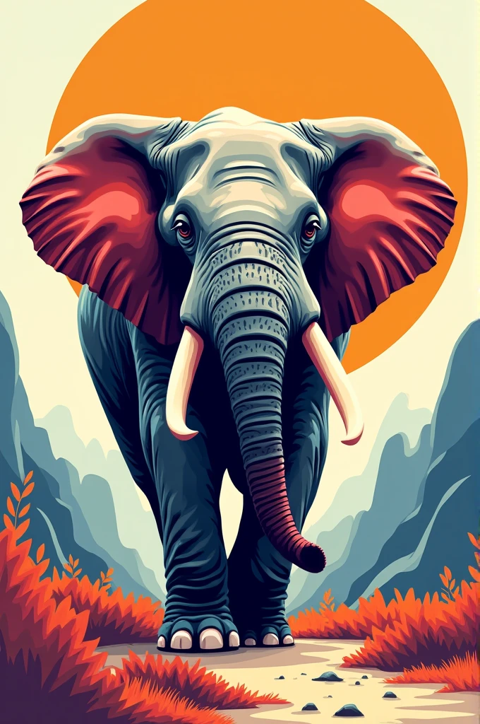 2D elephant 