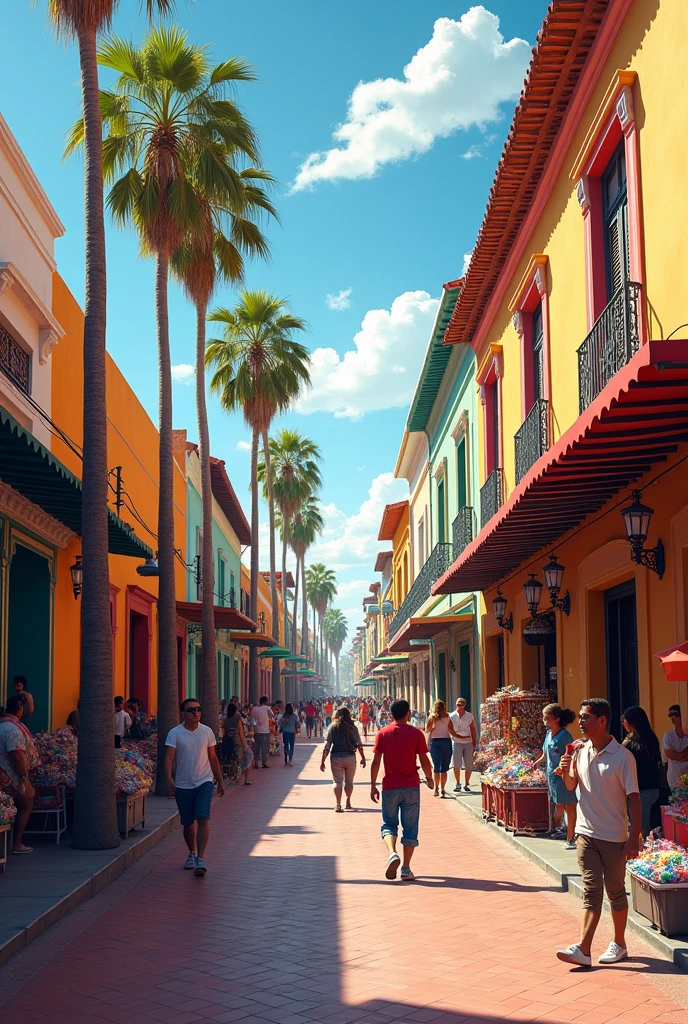 pedestrianization of Tacna Avenue in Piura, peru