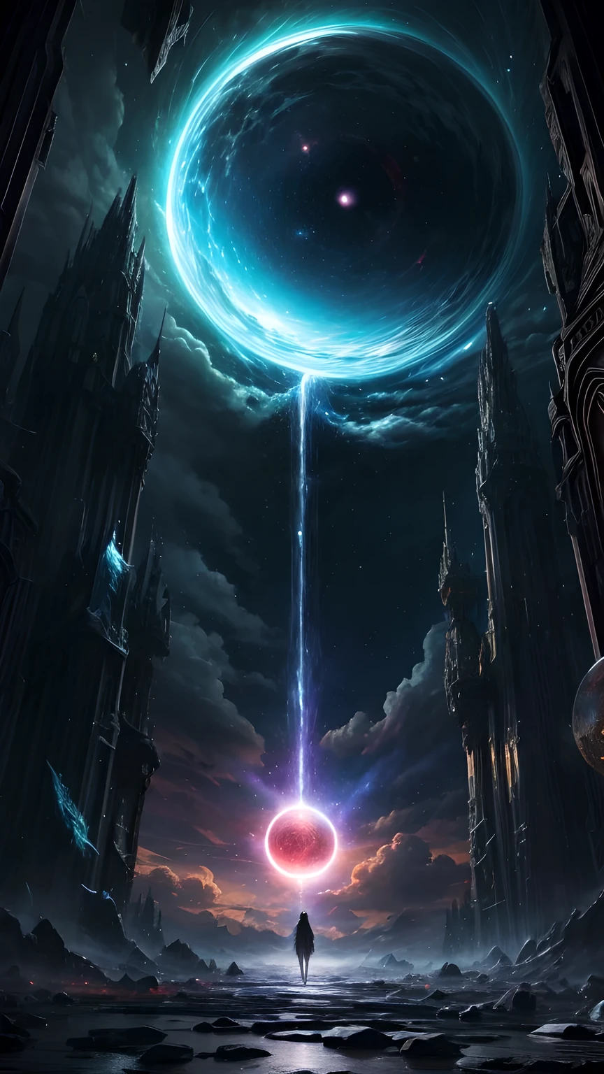The Beginning of Chaos,The beginning of the universe,The world was created,fantasy,Cloud Window,Creation myth
