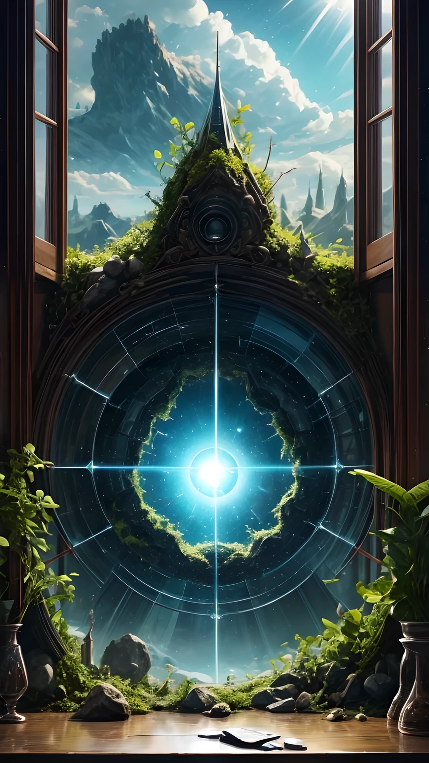 The Beginning of Chaos,The beginning of the universe,The world was created,fantasy,Cloud Window,Creation myth