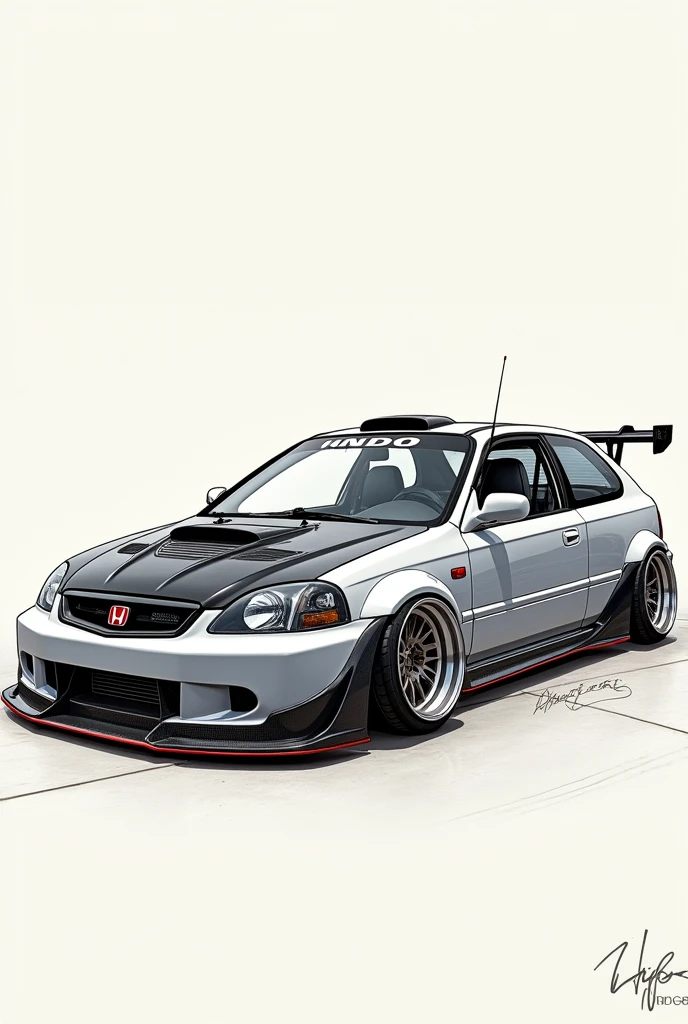 Civic 2003 tuning drawing