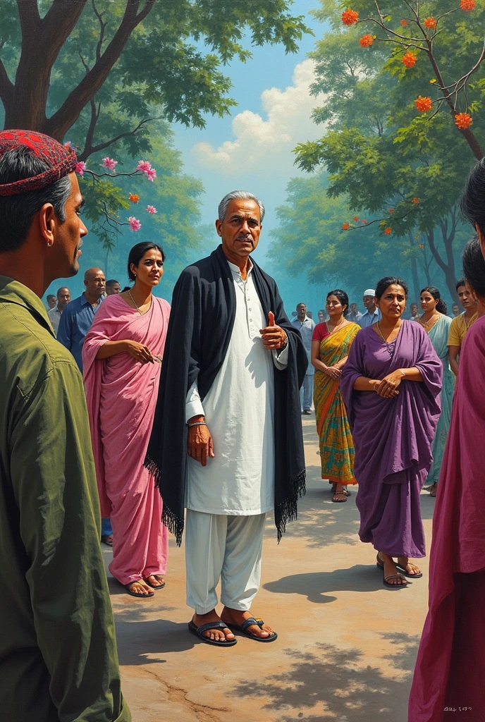 bangabandhu sheikh mujibur rahman watching prostitute at park. Colourful