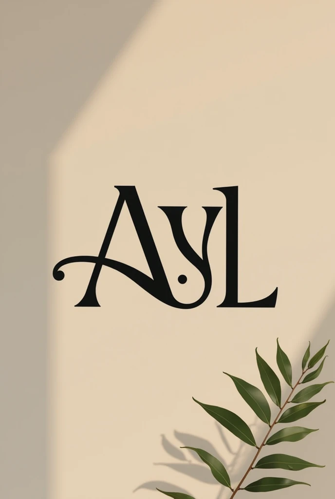 Logo for a company that makes coasters and candle holders with recycled materials, including the letters AyL