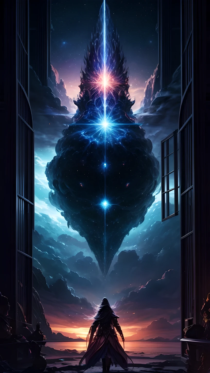 The Beginning of Chaos,The beginning of the universe,The world was created,fantasy,Cloud Window,Creation myth