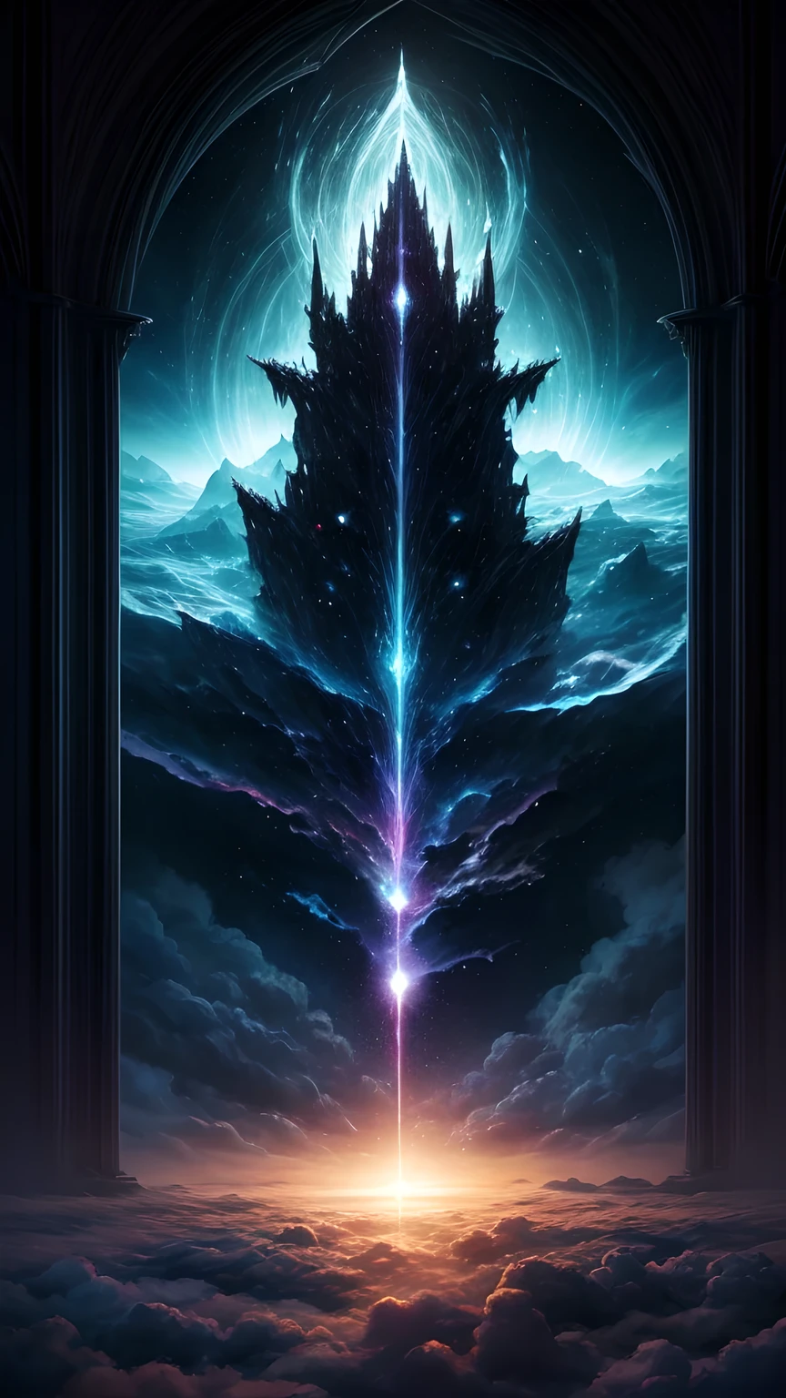 The Beginning of Chaos,The beginning of the universe,The world was created,fantasy,Cloud Window,Creation myth