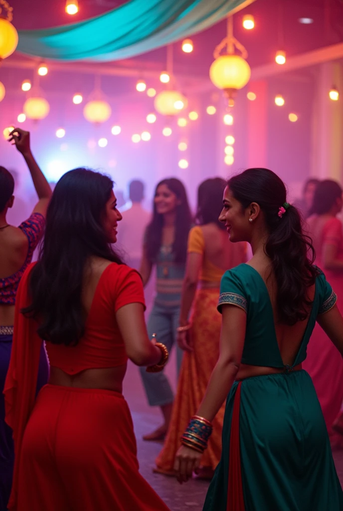 Photo of the ambience of an indian club party dancing