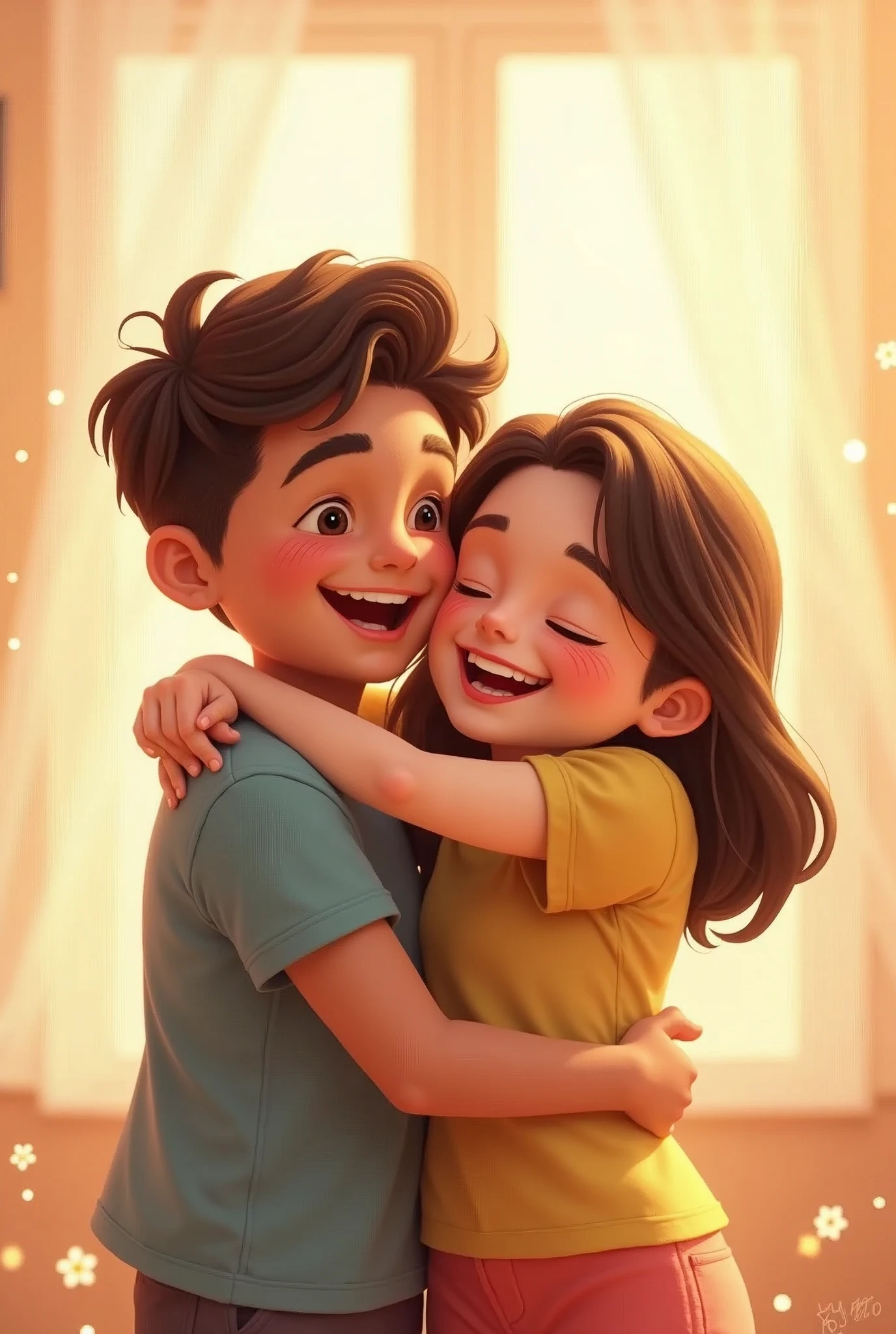 Happy hug