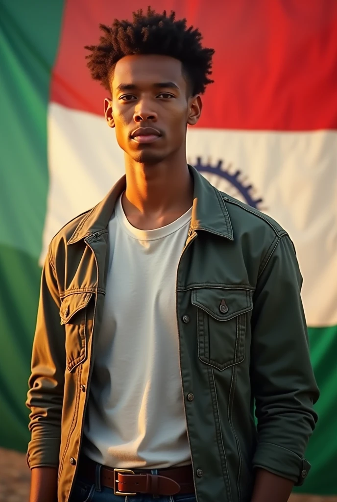 My photo with tricolour 