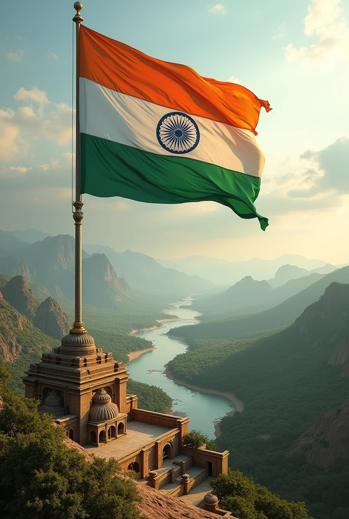 Indian flag kurukshetra