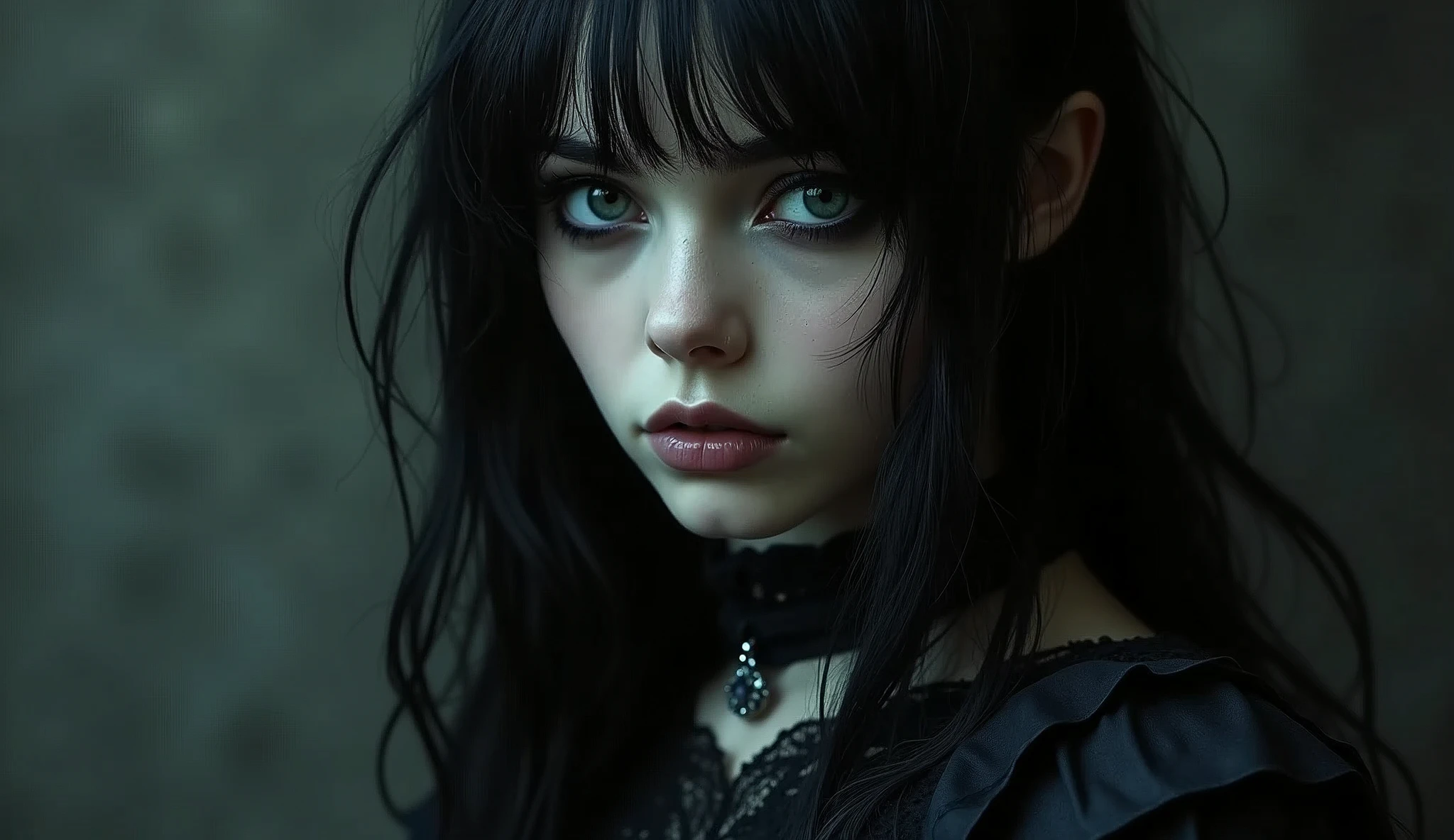 Aurora, depressed goth